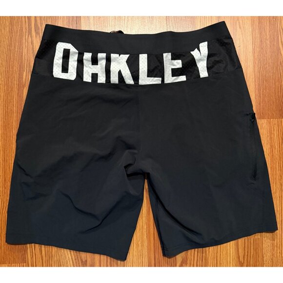 Oakley Off Richter Training Gym Shorts Oxide Mens 33 9" Stretch - Picture 2 of 7